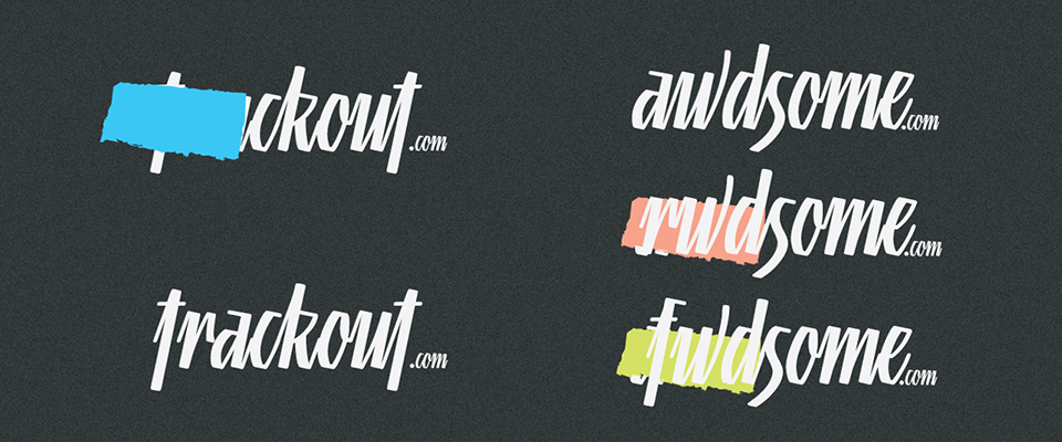 Trackout logo concepts